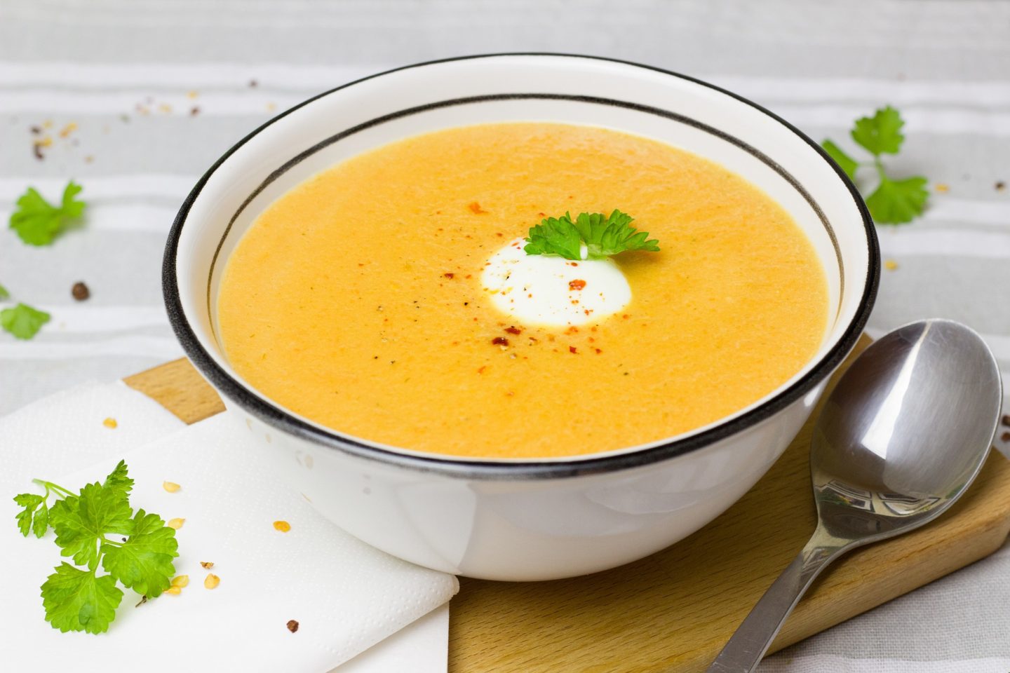 easy carrot and parsnip soup