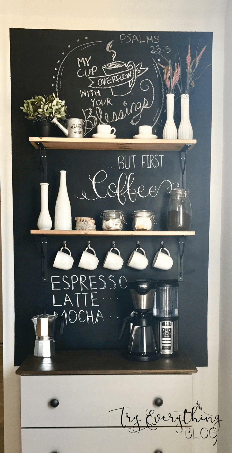 DIY coffee bar